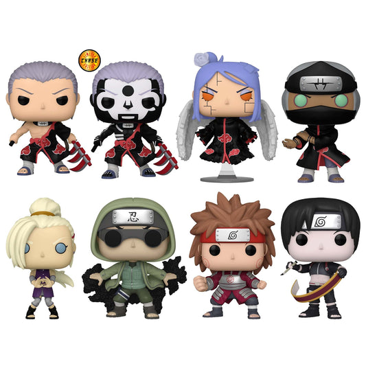 PO] Naruto: Shippuden Funko Pop (Akatsuki Konan, Kakuzu, Hidan, Sai, Shino