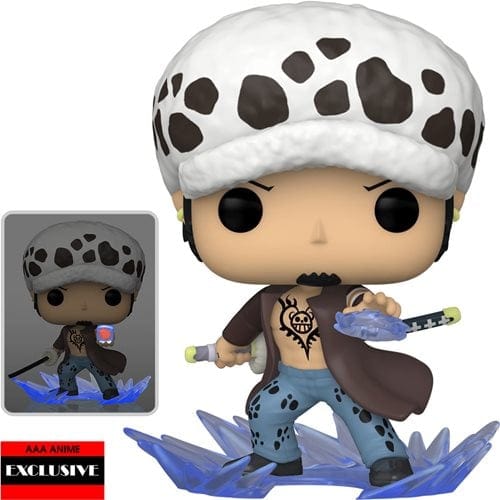 Funko POP! One Piece Trafalgar Law - AAA Anime Exclusive - Glow In The Dark  Chase Bundle