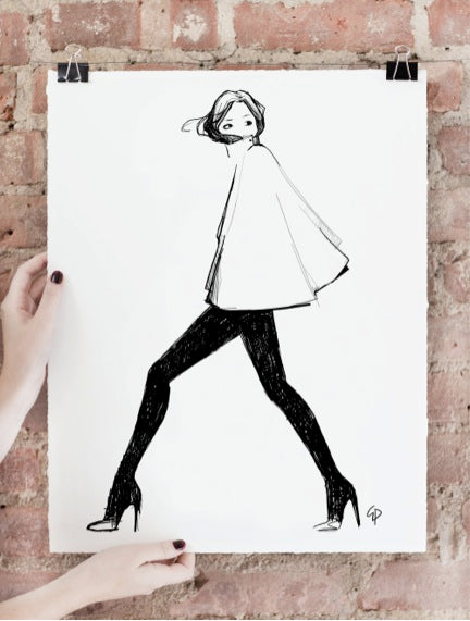 Louis Vuitton Colour Pencil Fashion Illustration