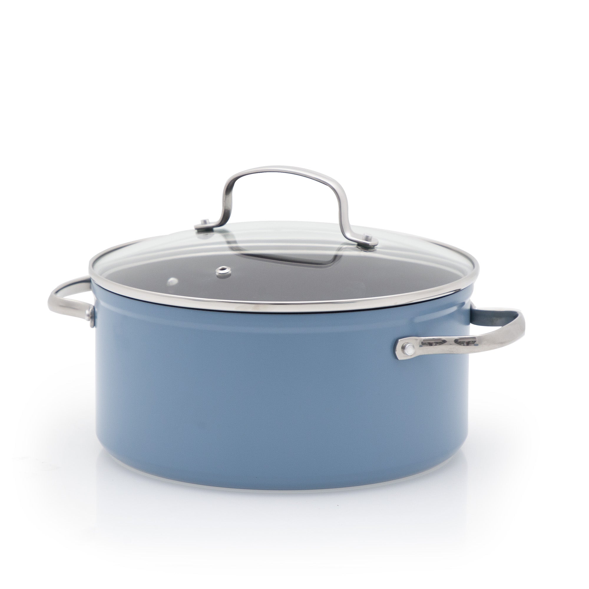 Duralon Blue Non-Stick Cookware 12-Piece Set