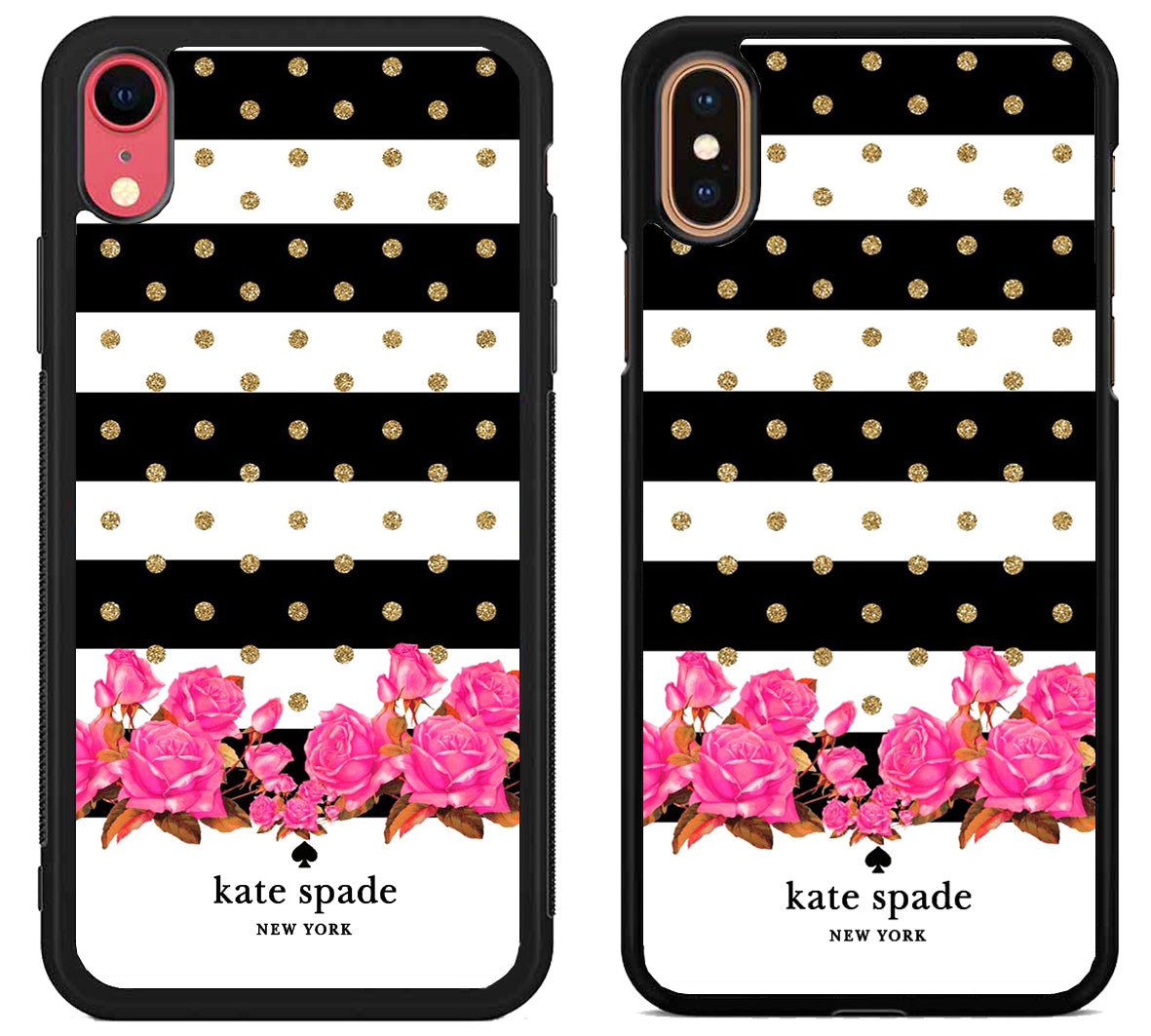 Kate Spade Inspired Beauty Striped iPhone X | Xs | Xr | Xs Max Case –  Caseprintz