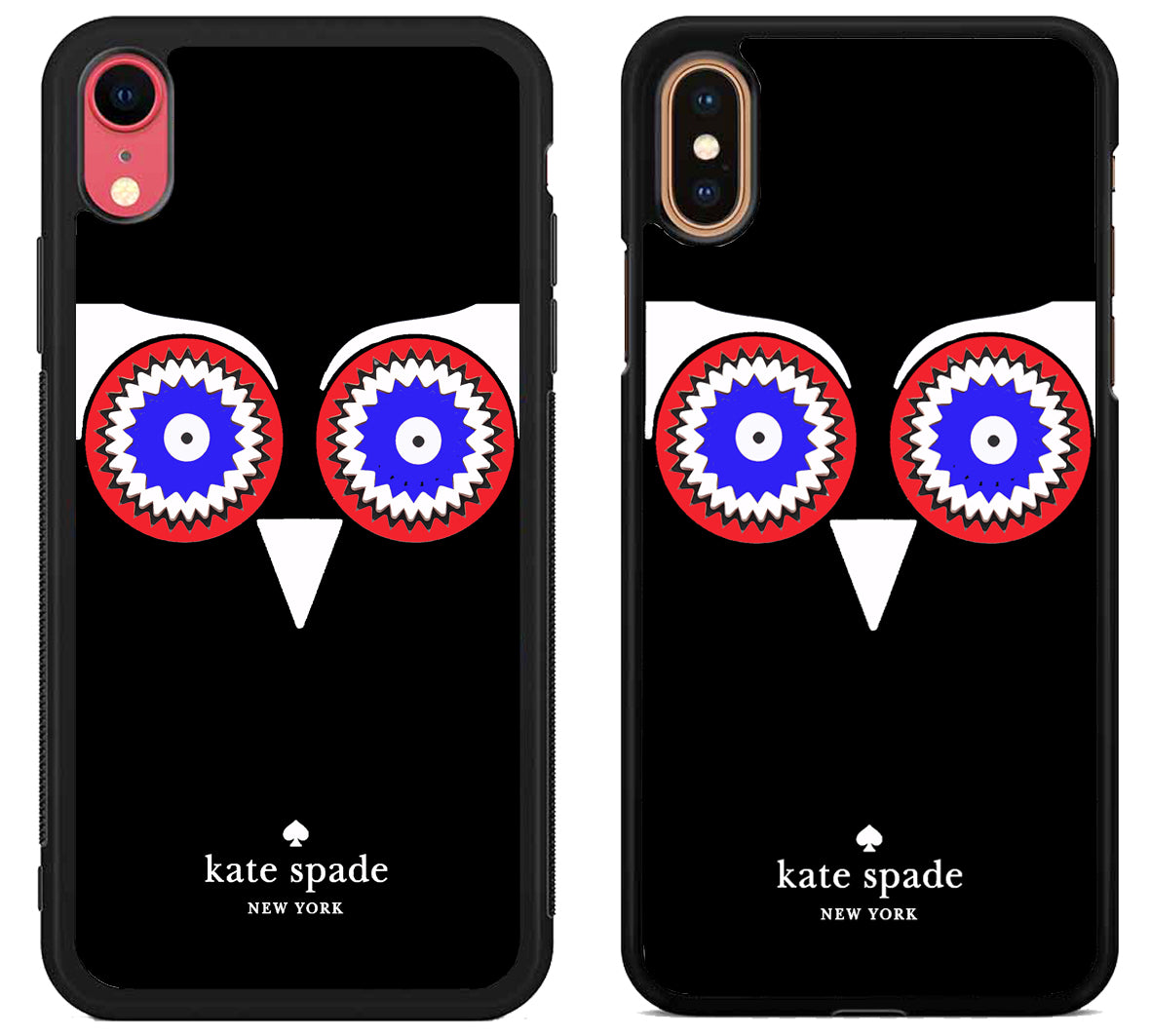 Kate Spade Moster Owl Black iPhone X | Xs | Xr | Xs Max Case – Caseprintz