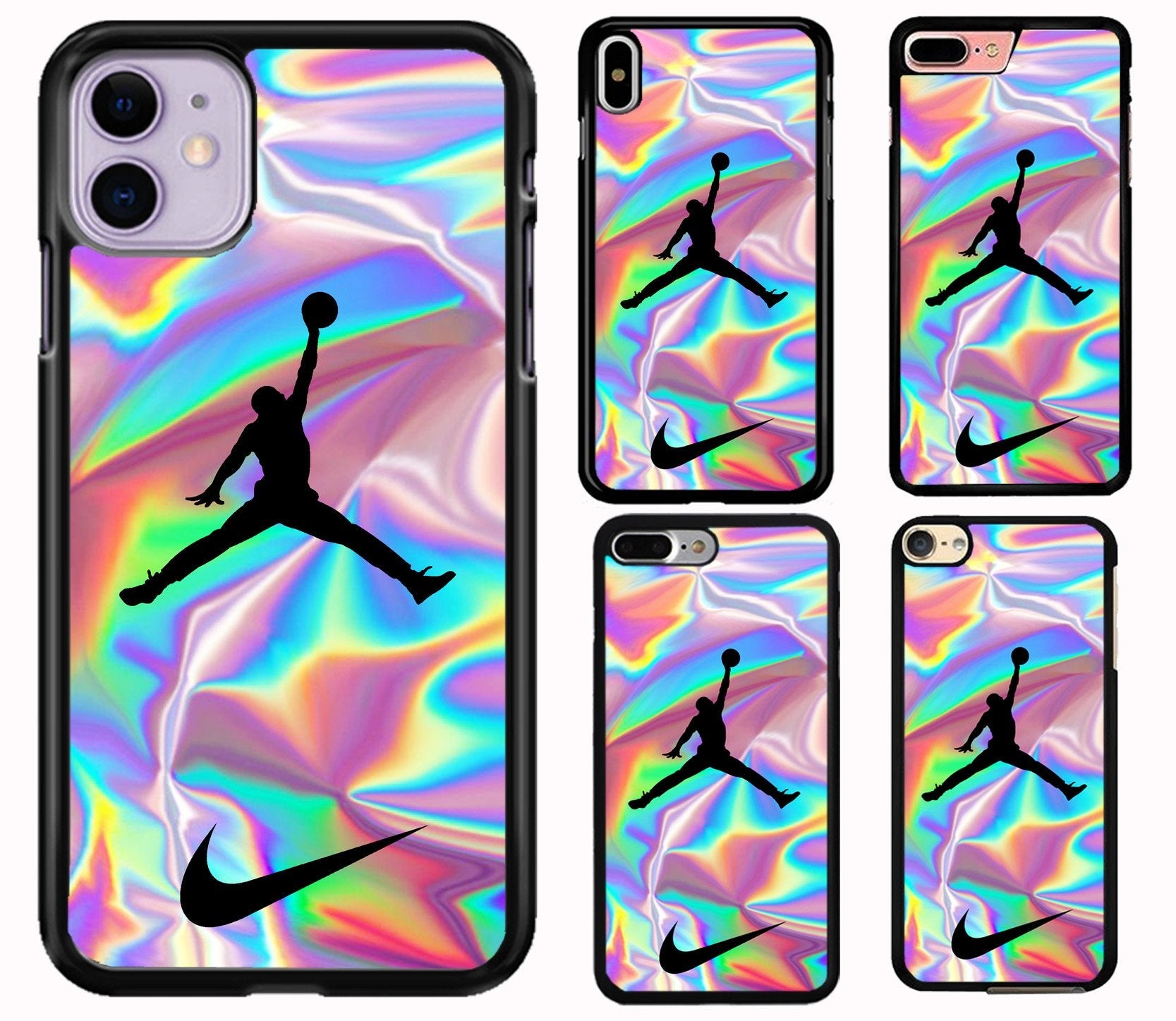 air jordan jumpman nike holographic cover iphone case