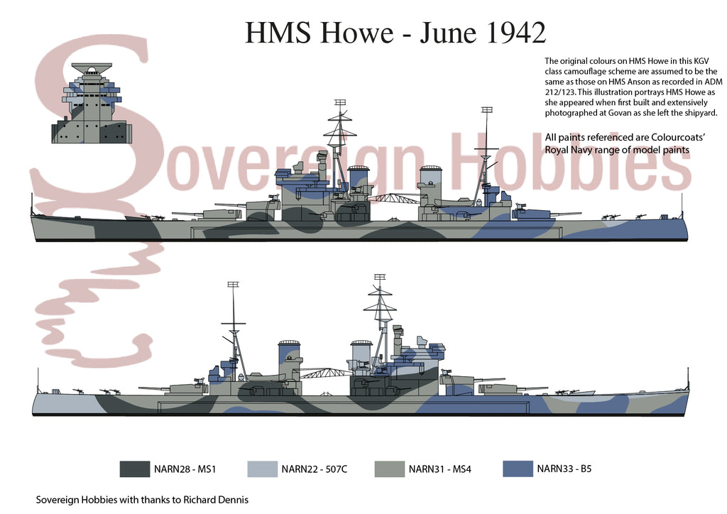 HMS Howe June 1942