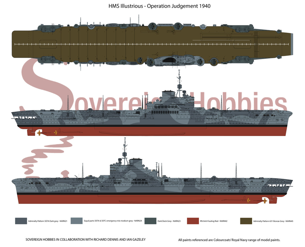 HMS Illustrious November 1940 Operation Judgement Taranto