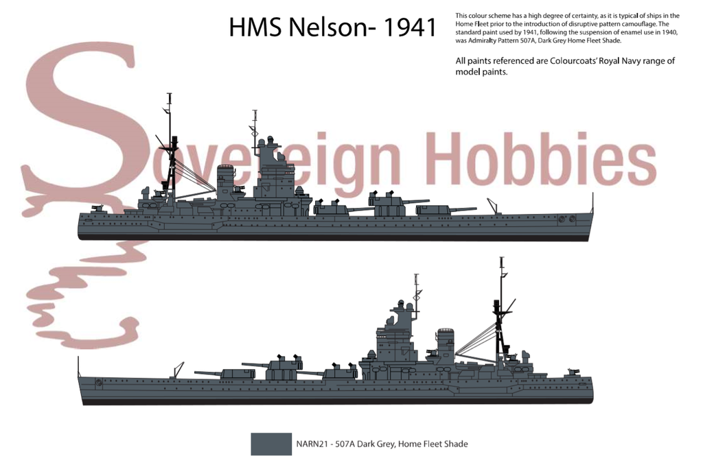 HMS Nelson 1941