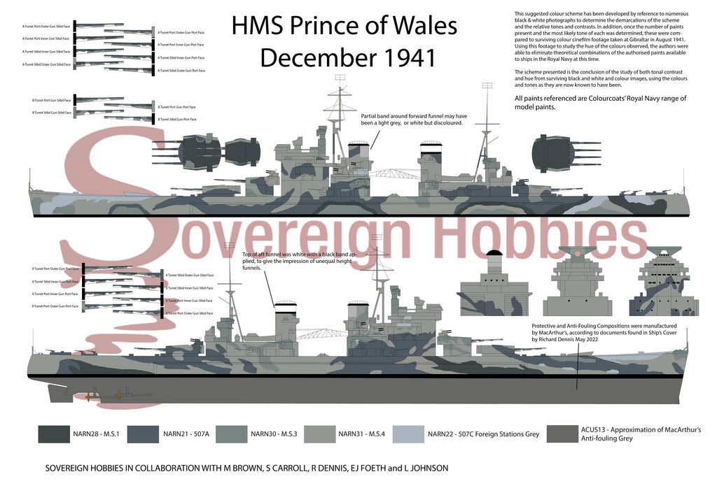 HMS Prince of Wales July-December 1941