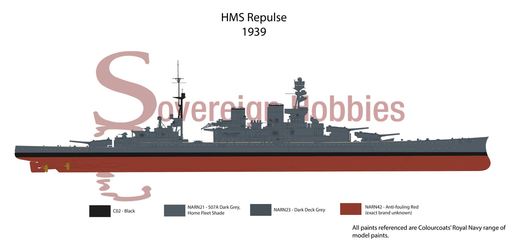 HMS Repulse 1939-1940