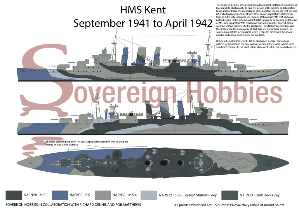 HMS Kent 1941