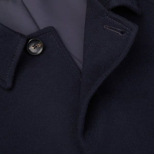 | Bianchi Cashmere – Luigi Blue Hydro Baltzar Tech Wool Raglan Coat