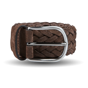 Anderson's x Frans Boone woven belt Burgundy Blu-suede – Frans Boone Store