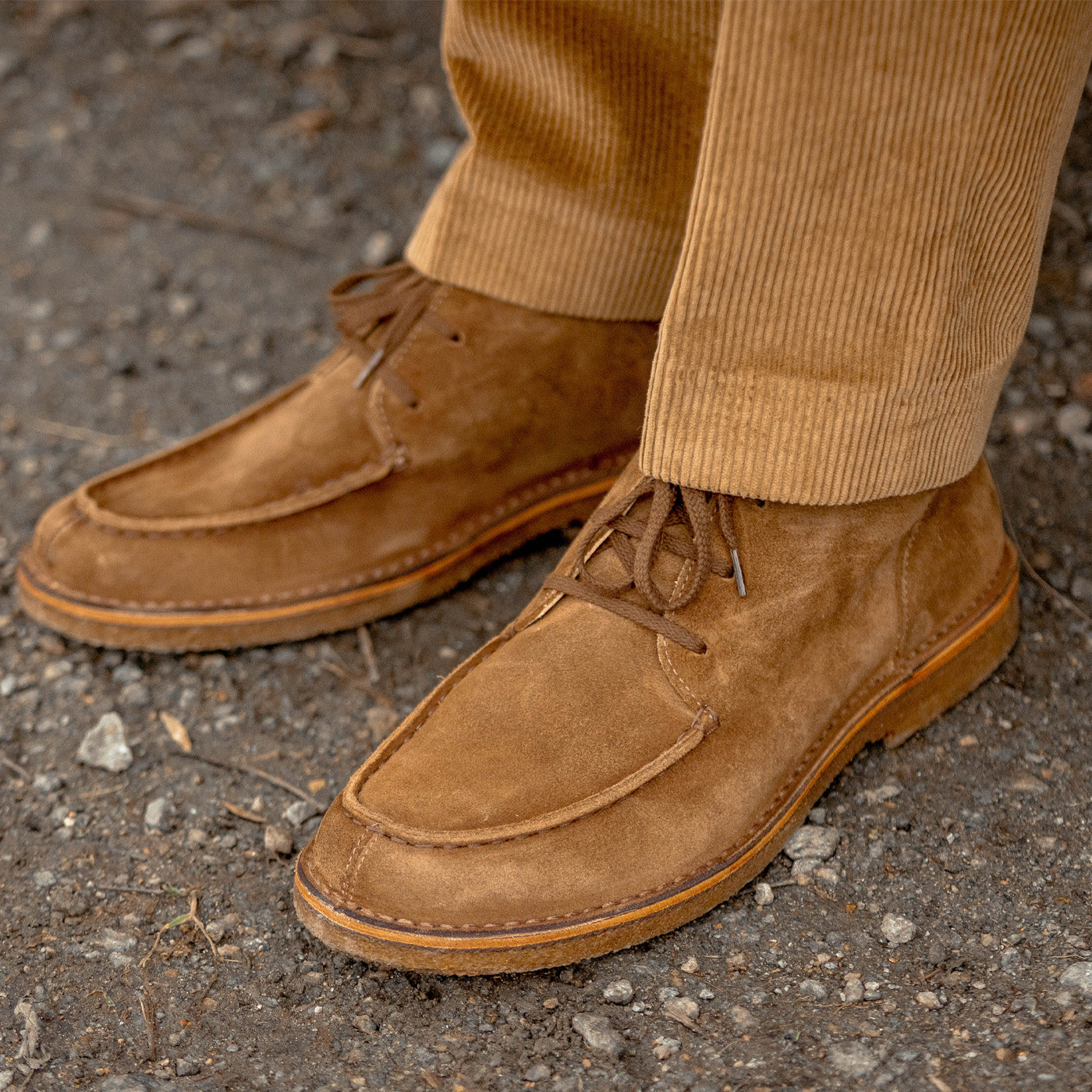 Astorflex Dark Khaki Suede Charlyflex Chelsea Boots Baltzar