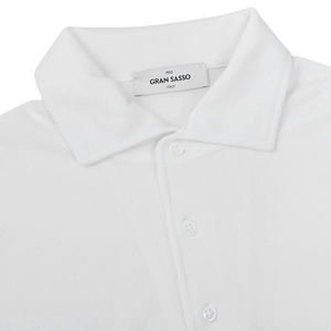 Huck Short Sleeve Pique Polo, Bright White - Classic Prep