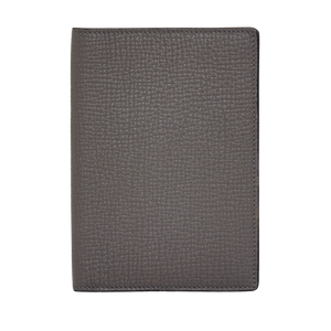 Smythson Navy Panama Leather Passport Cover Wallet