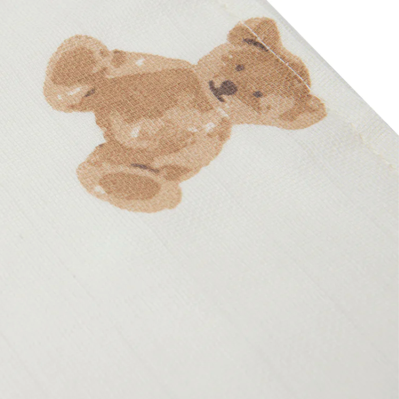 Drap-housse pour lit bébé 120x60 cm - motif petits oursons – Pimousse-store