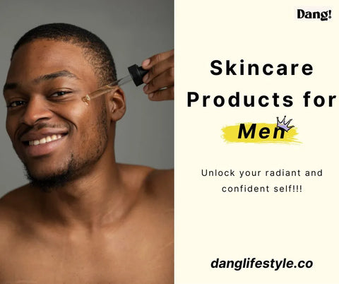 Man applying face serum: Skincare products for men