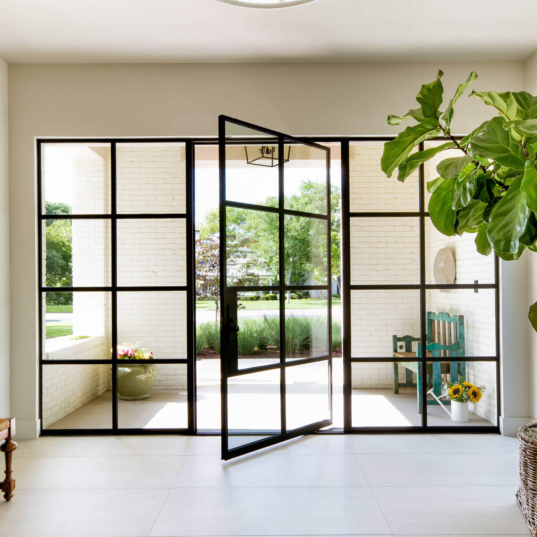 glory iron doors elegant pivot door with sidelights and glass grid