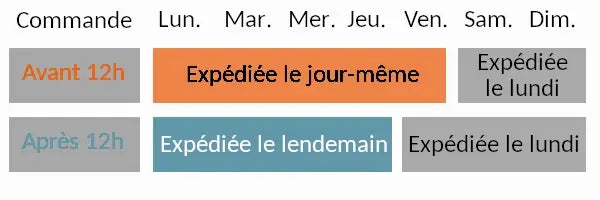 Expédition rapide en lettre suivie