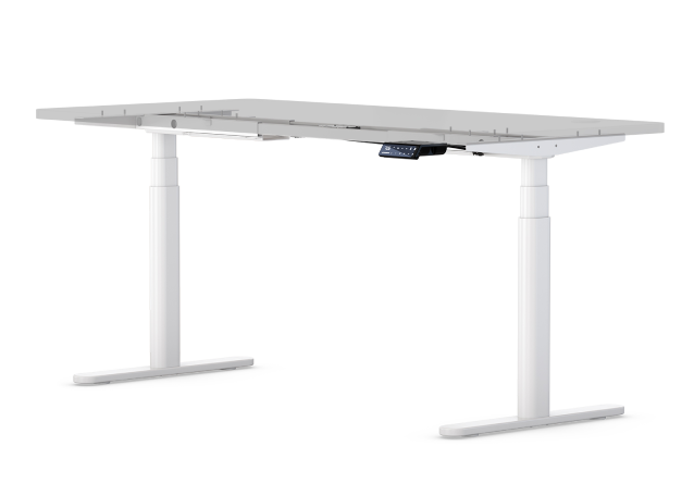 Maidesite T2 Pro Plus marco de escritorio regulable en altura de 3 niveles con doble motor negro