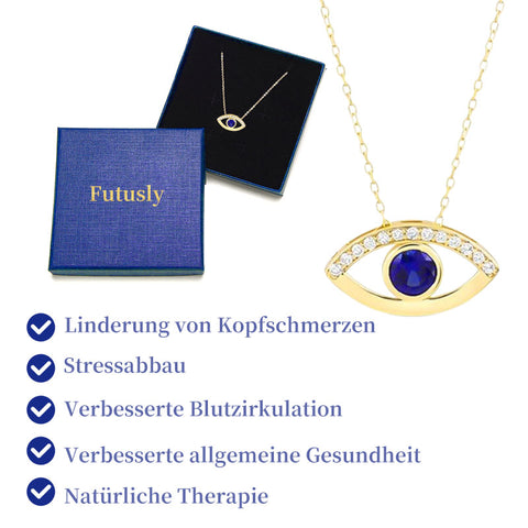 Futusly™ Low-temperature sapphire headache relief necklace