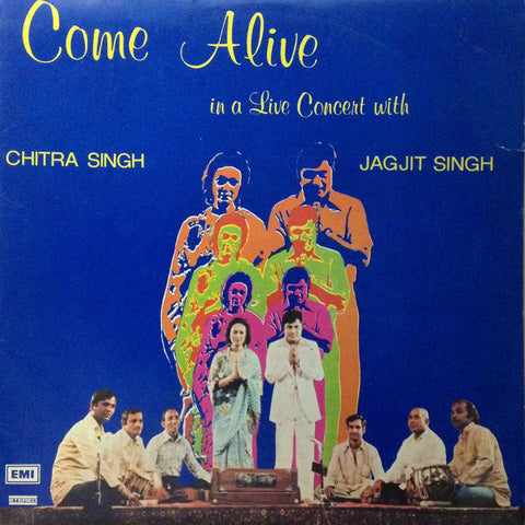  Jagjit Singh & Chitra Singh ‎– Come Alive In A Live Concert album cover