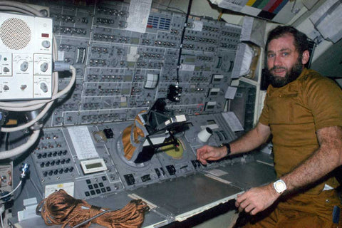 Colonel William Reid Pogue during the Skylab 4 mission 