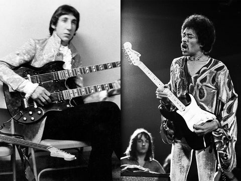 Jimi Hendrix And Pete Townshed