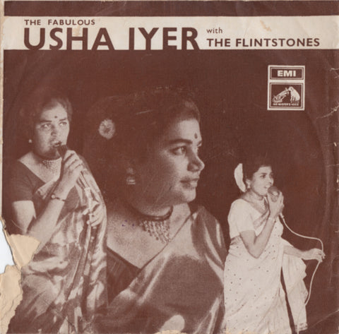 Usha Iyer with the Flinstones