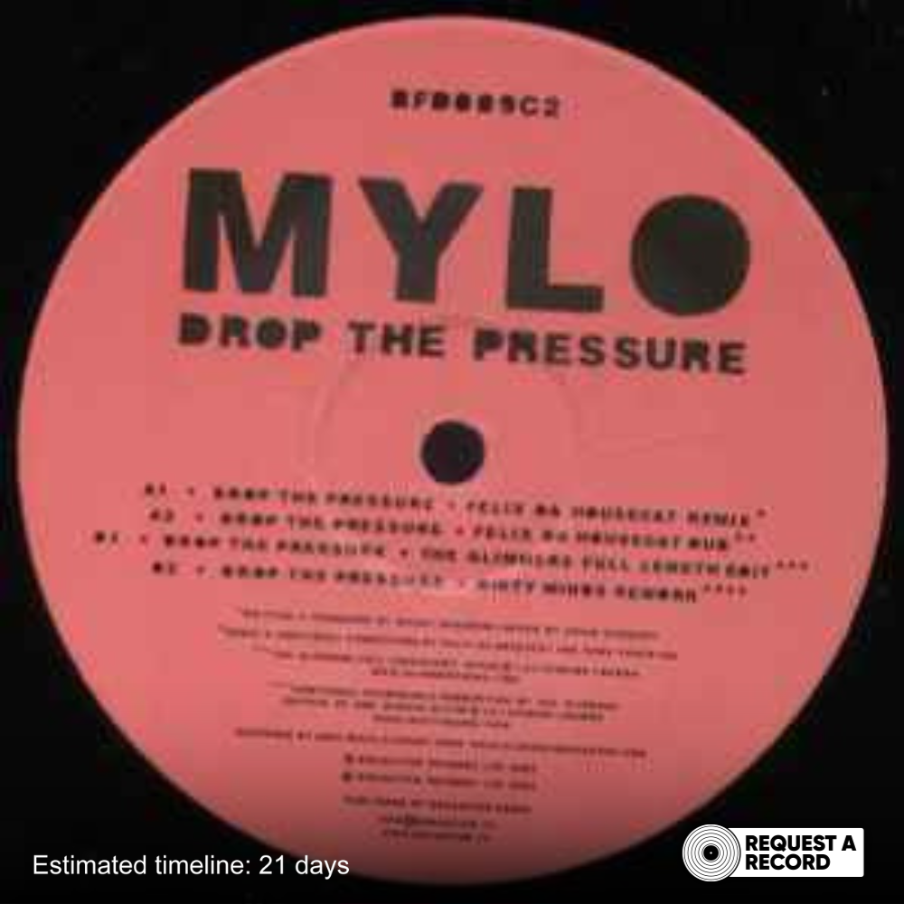 Buy Vinyl Mylo ‎– Drop The Pressure (RAR) | The Revolver Club | The  Revolver Club