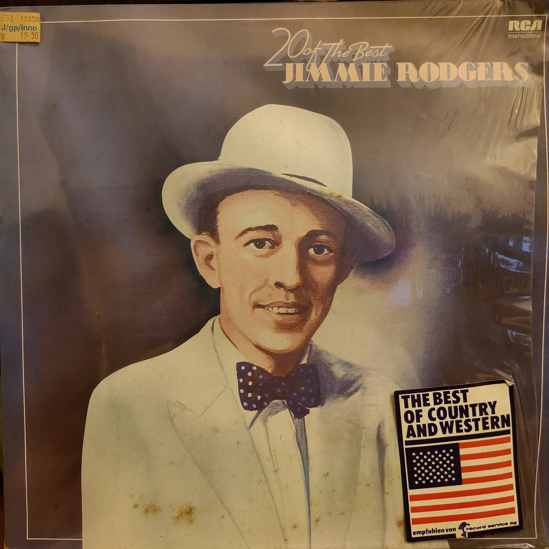 –　(Used　Vinyl　Jimmie　Rodgers　Revolver　VG+)　20　Of　The　The　Best　Club
