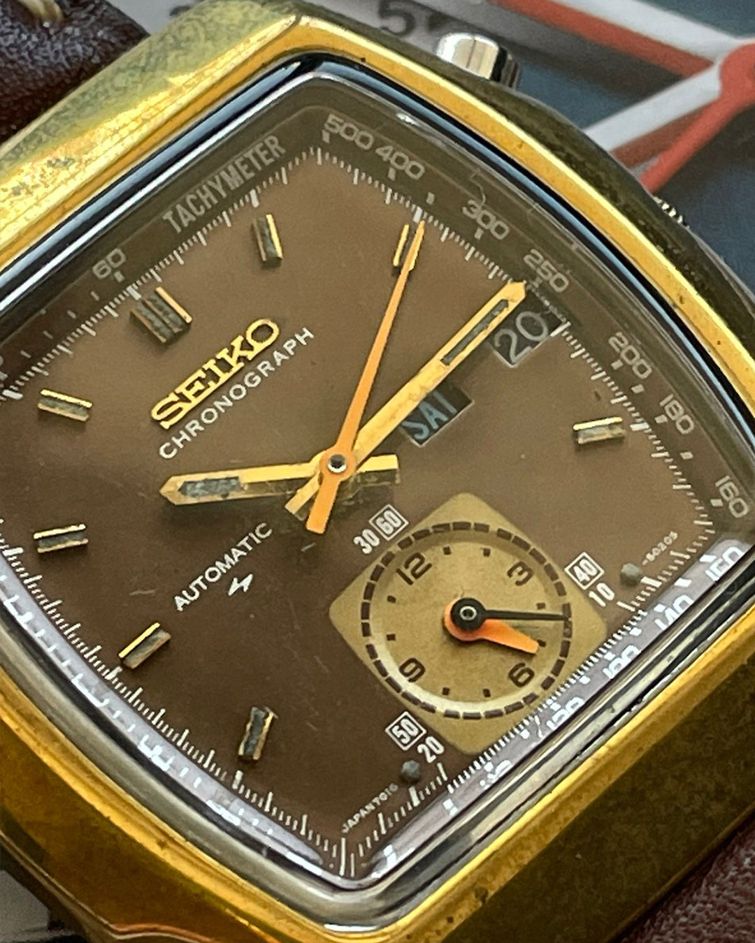 Seiko - Tank 7016-5020 Fly-back Chronograph (1976) | The Revolver Watch  Club | The Revolver Club