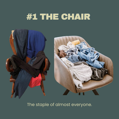 The chair as a solution to a Floor-Drobe