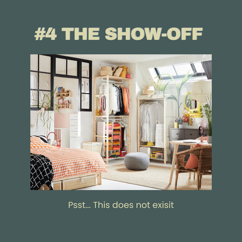 The show off as a solution to your floor-drobe
