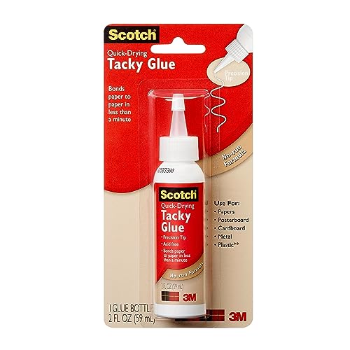  Scotch Repositionable Glue Stick, 0.49 oz, Acid Free