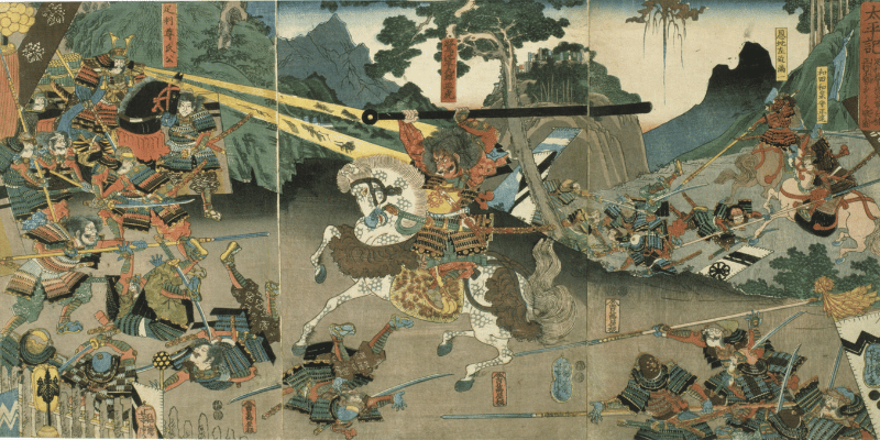 samurai schilderij