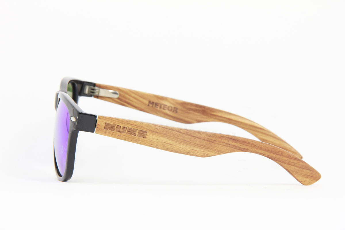 KITHDIA New 100% Real Zebra Wood Sunglasses Polarized Handmade