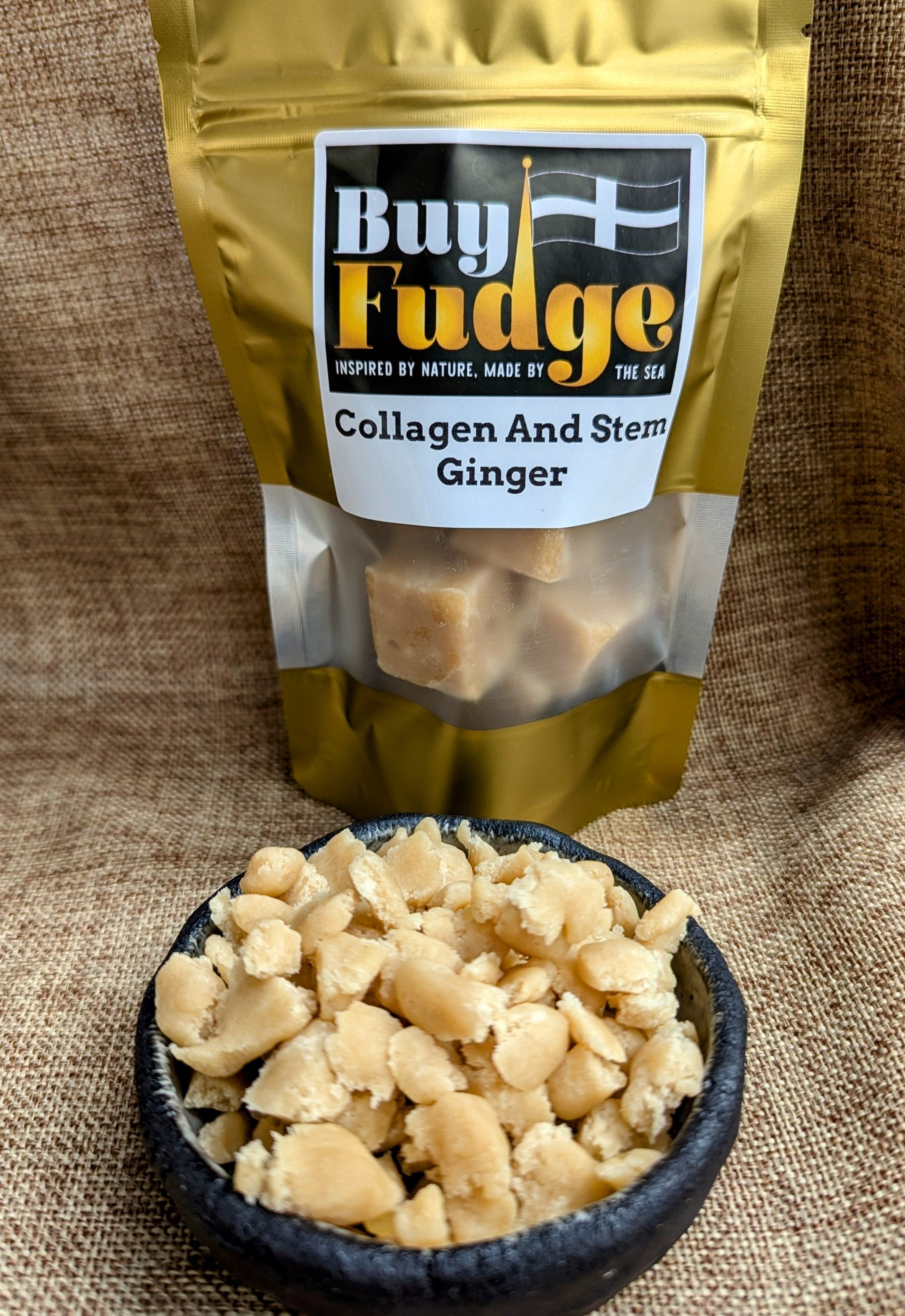 Stem Ginger & Collagen Fudge Buy Fudge