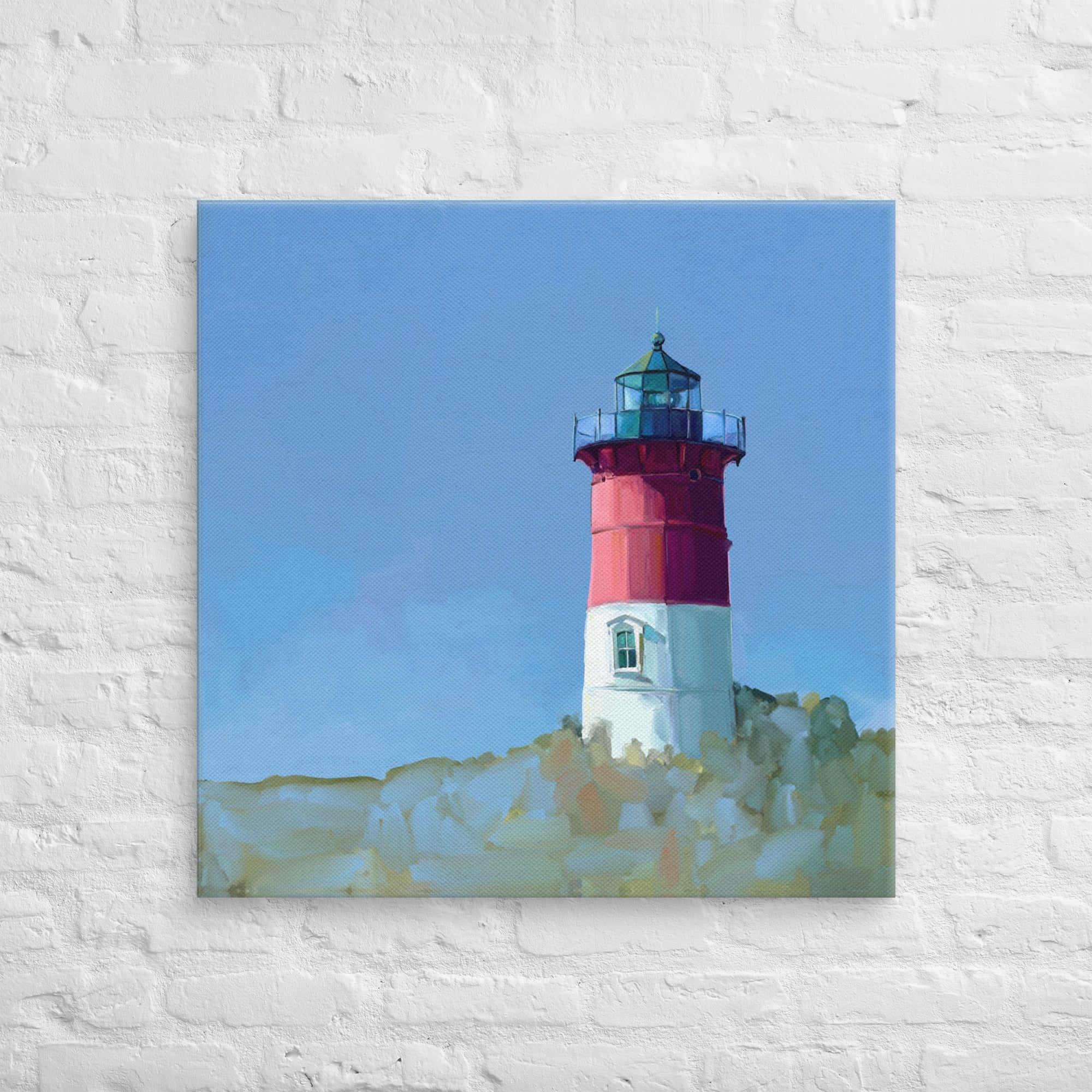 Nauset Lighthouse Canvas Wrap