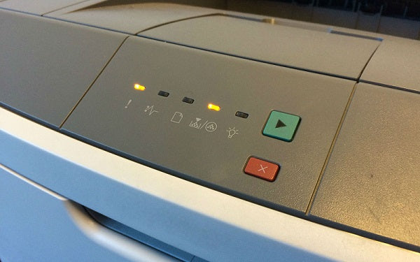 Lexmark E260: Indicator Lights