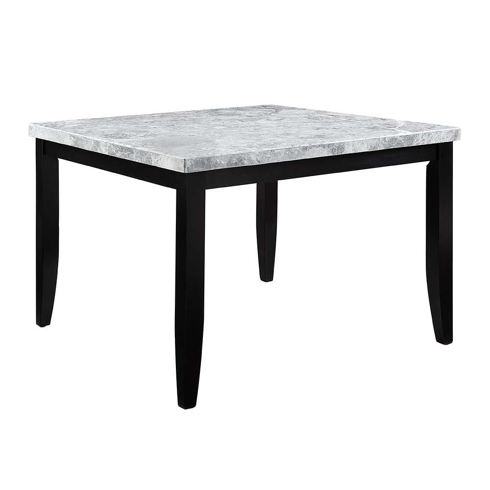Acme Furniture Hussein DN01444 Counter Height Table with Marble Top