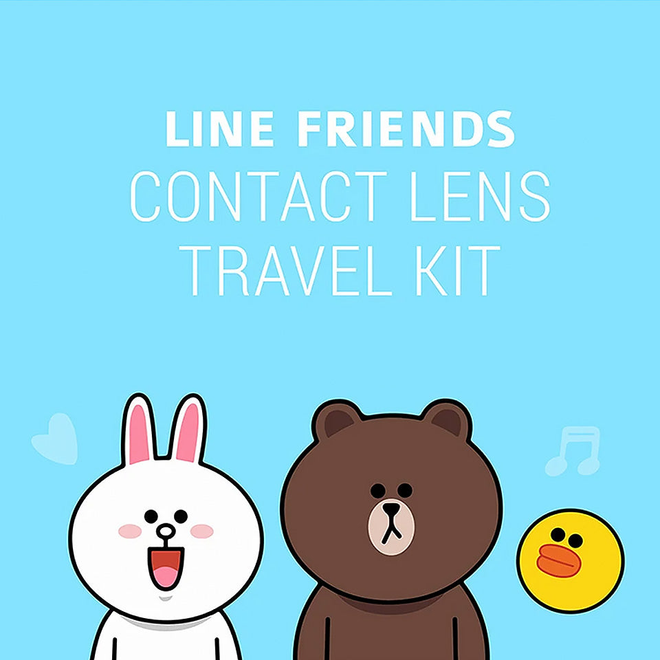 Unicornlens Line Friends Contact Lens Travel Kit (Sally) - - Colored Contact Lenses , Colored Contacts , Glasses