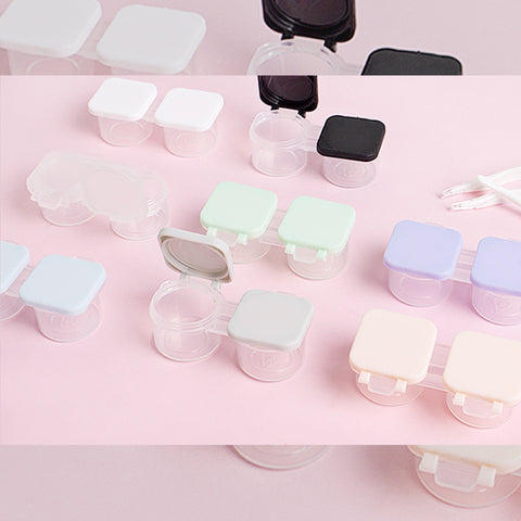 Unicornlens Flip Press Lens Case (Pink) - - Colored Contact Lenses , Colored Contacts , Glasses