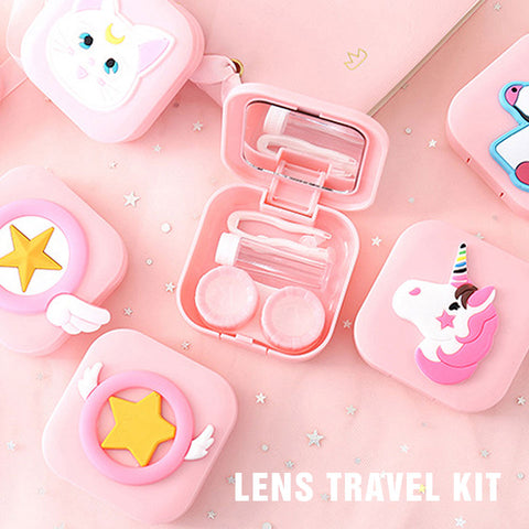 Unicornlens Cardcaptor Sakura Wing Lens Travel Kit (Pink) - Lens Travel Kit - Colored Contact Lenses , Colored Contacts , Glasses