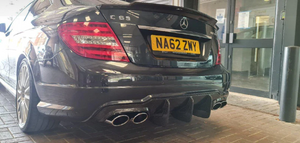 Mercedes Benz W204 C63 & C Class Pre-facelift AMG Style Carbon Fibre Rear  Diffuser 07-10 -  Israel