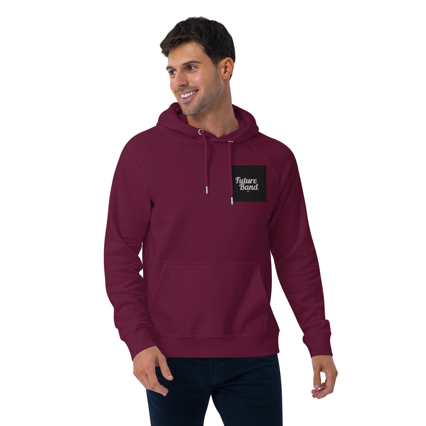 FutureBandDC Unisex eco raglan hoodie