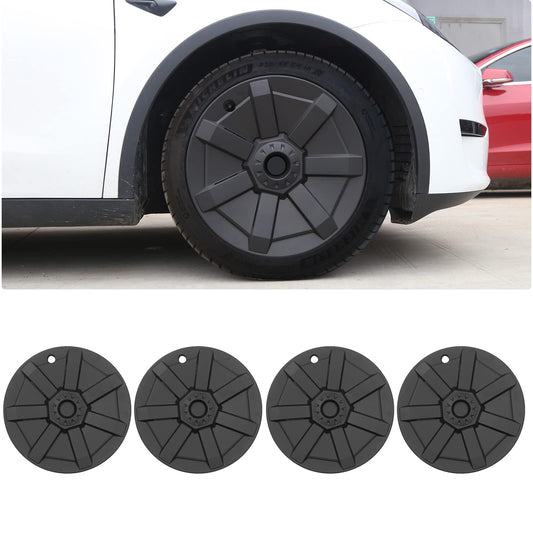 Tesla Model Y noir Aero hubcaps hubcaps set - Mise à niveau