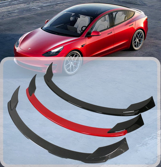 For Tesla Model 3 Highland 2024 Double Layer Large Rear Spoiler Sport  Decoration Modified Rear Wing Accessories BrightCarbonFiber :  : Automotive