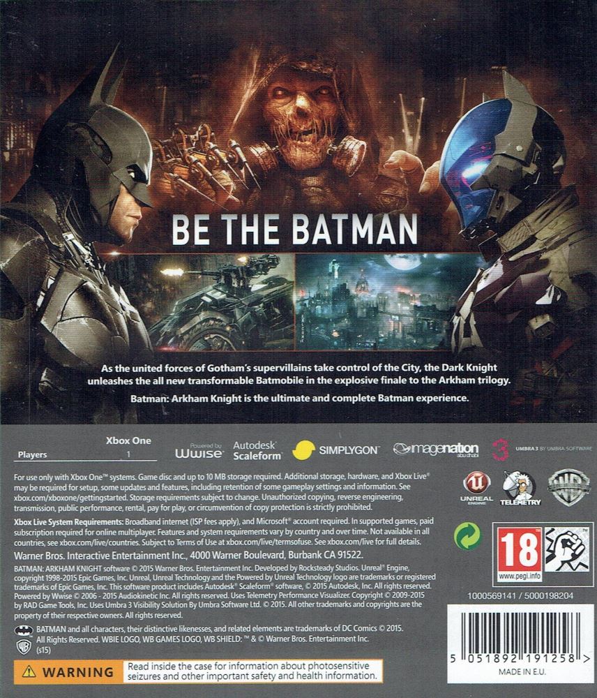 batman arkham knight free xbox one