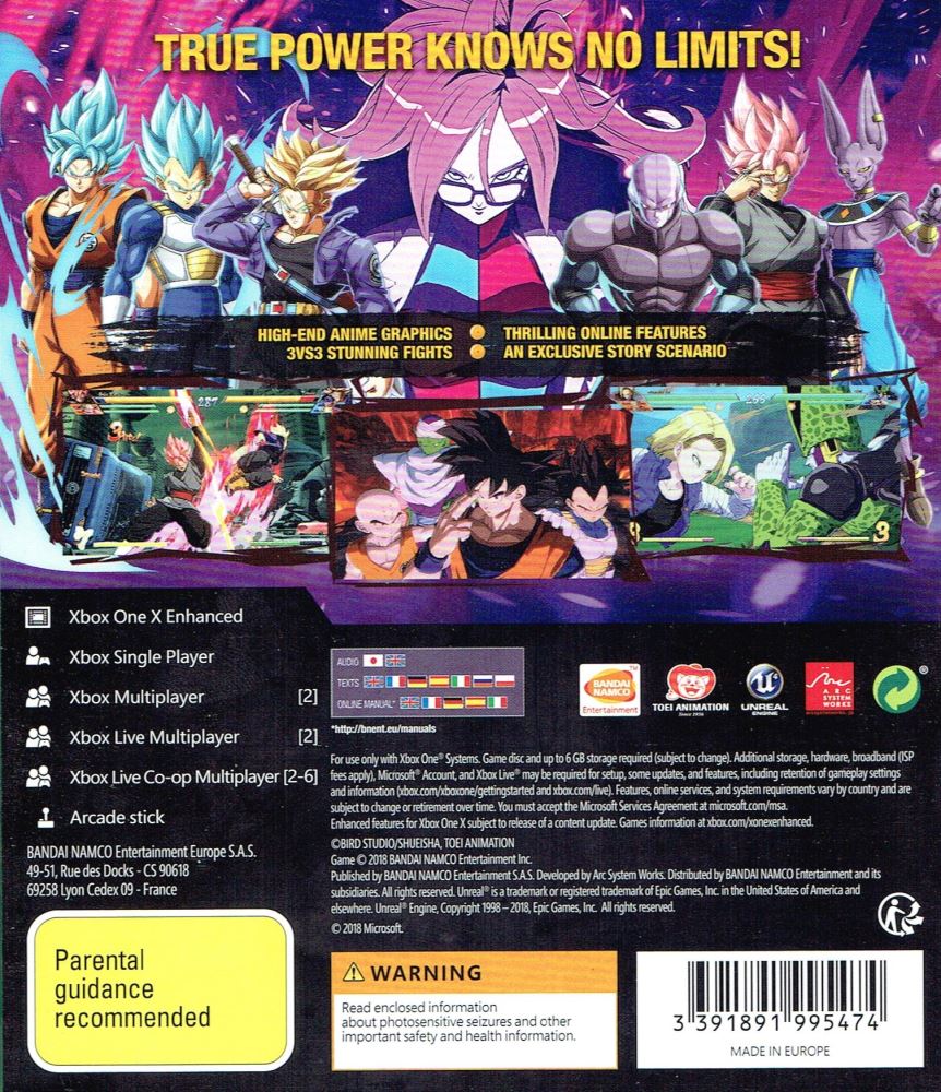 Dragon Ball Fighter Z Xbox One | GgStore.co.nz