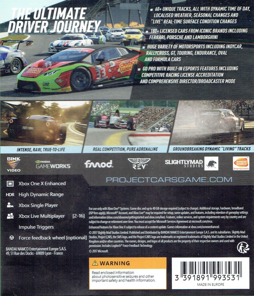 project cars 2 xbox one download free